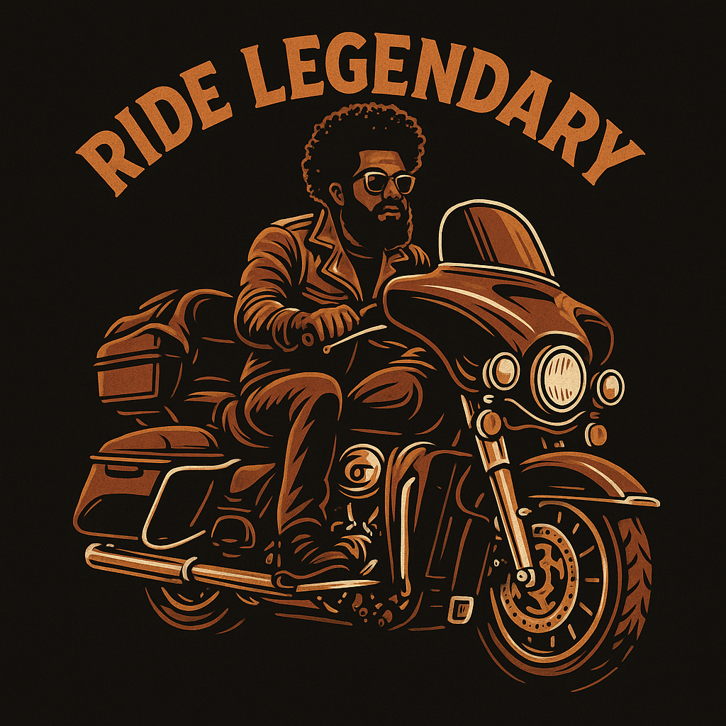 Rider on Bill Cooper memorial route posing with motorcycle at overlook